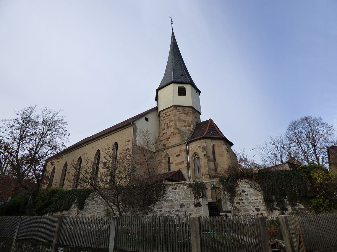 Evangelic church „Kilianskirche“ in Bretzfeld-Waldbach